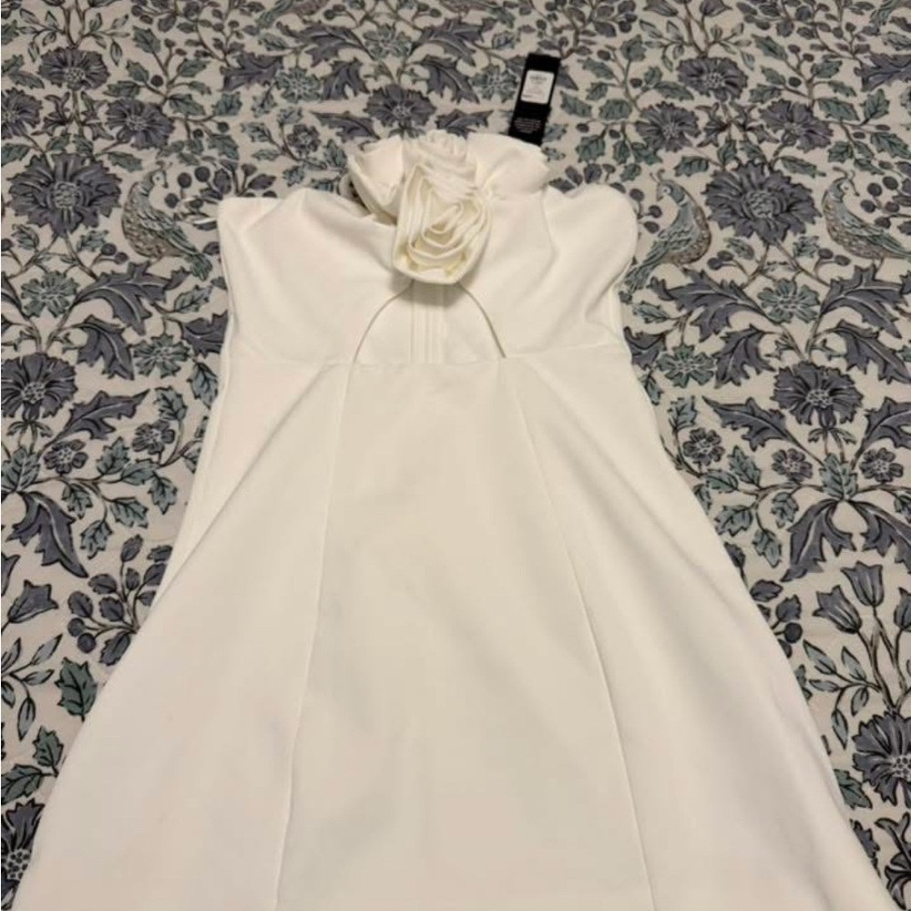 Fashion Nova White Mini Dress